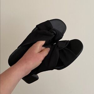 Camper 37 / 7 Black Knot Slide Sandals - Women